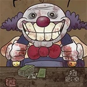 Unlikely Clown Dice Card Game