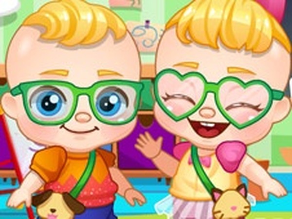 Mike and Mia School Day Learning Game