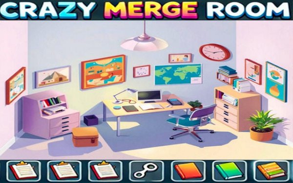 Crazy Merge Room: Tile Puzzle Game Online