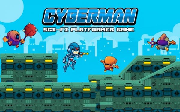 Cyberman: Robot Battle Platformer Online Game