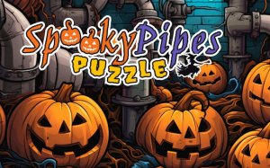Spooky Pipes Puzzle - Halloween Connect Puzzle Game Online