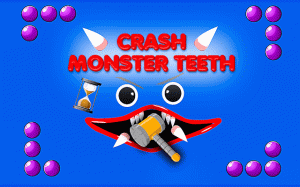 Crash Monster Teeth - Smash & Match Puzzle Online Game