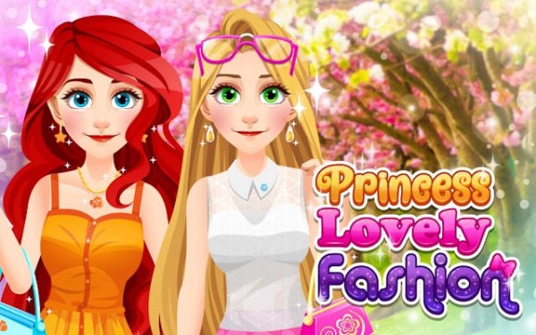 Princess Lovely Fashion - Dress Up & Makeup Game Online