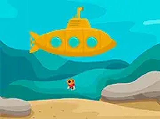Escape from the Submarine Online Puzzle Game