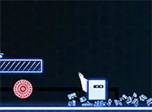 2D Neon Cube Puzzle Game