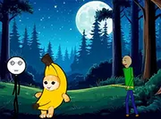 Baldi 99 Nights from Outside Survival Game Online Arcade Game