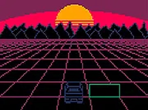Retro Racer Neon Racing Game