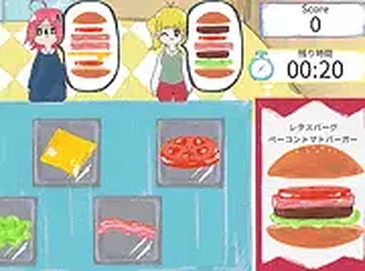 Make a Hamburger Time Management Game