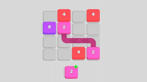 Cube Merge 3D Number Puzzle